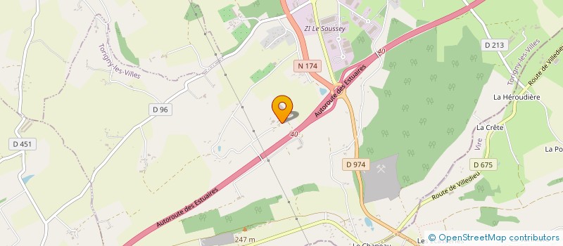 localisation de l'entreprise EARL DE LOUDIERE à TORIGNY-LES-VILLES