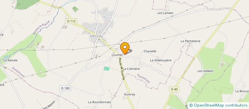 localisation de l'entreprise EARL DE LOUMEL à PONTORSON