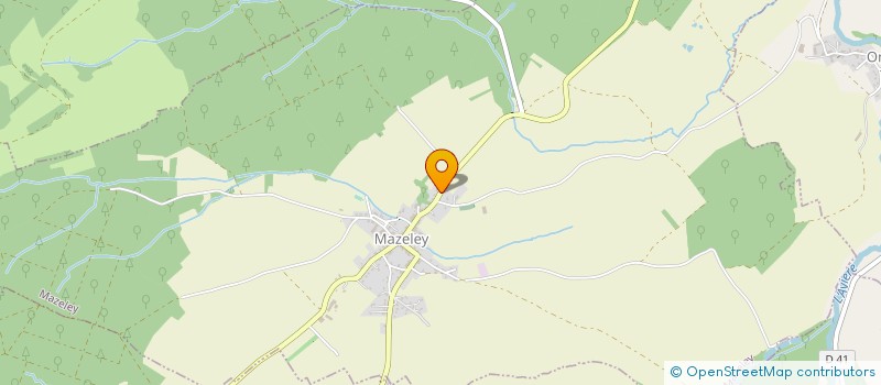 localisation de l'entreprise EARL DE MAILLAUPRE  MAZELEY