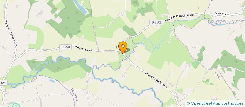 localisation de l'entreprise EARL DE MALACOSTE  SAINT-QUENTIN-DU-DROPT