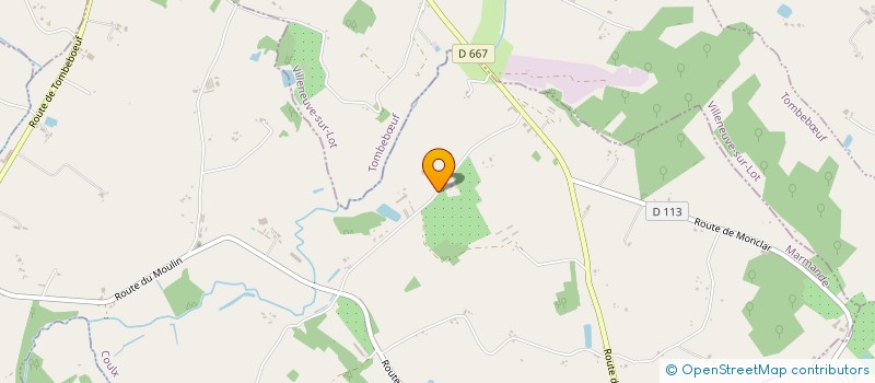 localisation de l'entreprise EARL DE MANADAL  COULX