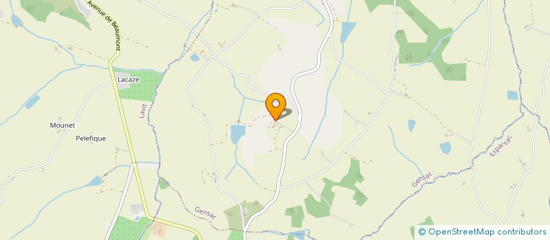 localisation de l'entreprise EARL DE MARCHET  GENSAC