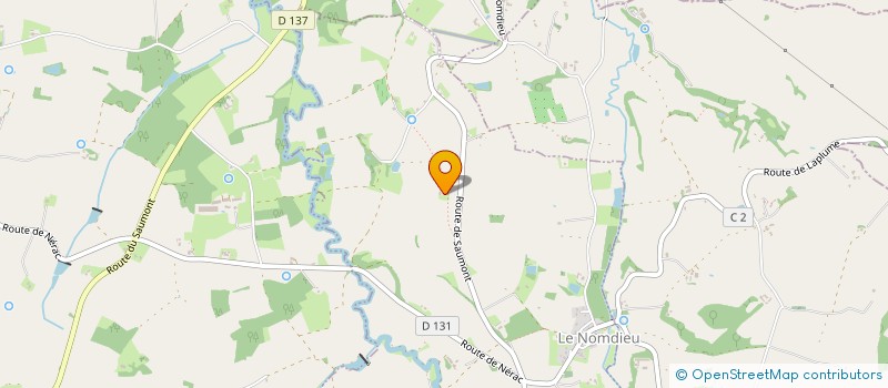 localisation de l'entreprise EARL DE MARCHI GERARD  SAUMONT