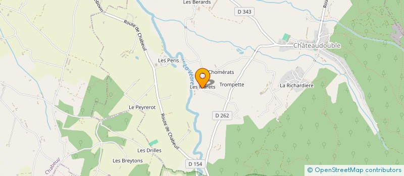 localisation de l'entreprise EARL DE MARET à CHATEAUDOUBLE