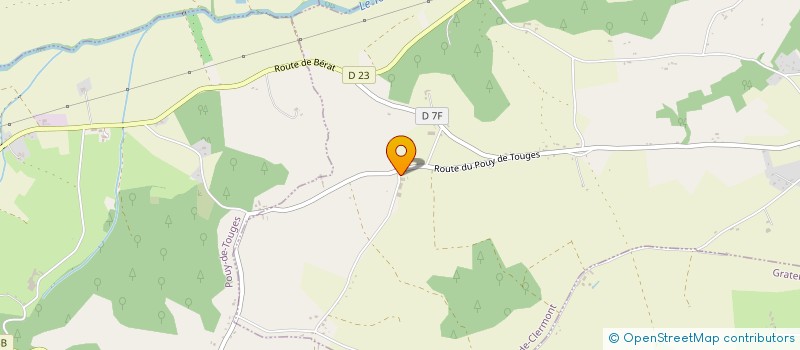 localisation de l'entreprise EARL DE MARIOT  LABASTIDE-CLERMONT