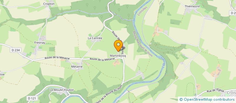 localisation de l'entreprise EARL DE MARTIMBOSCQ  THURY-HARCOURT-LE-HOM