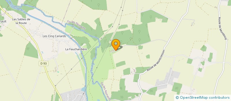 localisation de l'entreprise EARL DE MAUGELUS à GY-LES-NONAINS