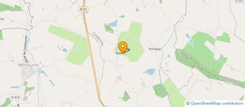 localisation de l'entreprise EARL DE MAUREL  CASTILLONNES