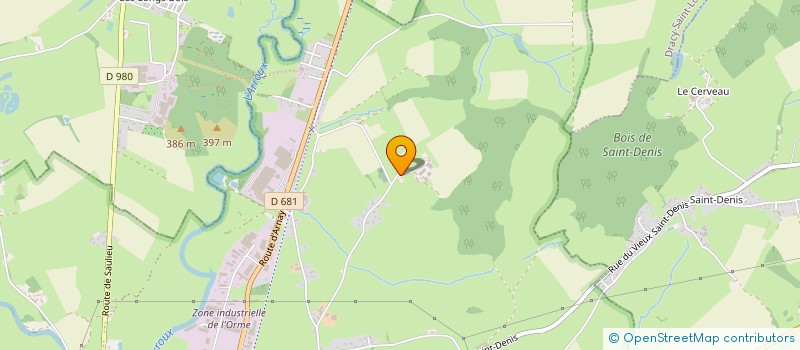 localisation de l'entreprise EARL DE MENINCOURT  AUTUN