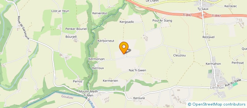 localisation de l'entreprise EARL DE MESMEUR  LENNON