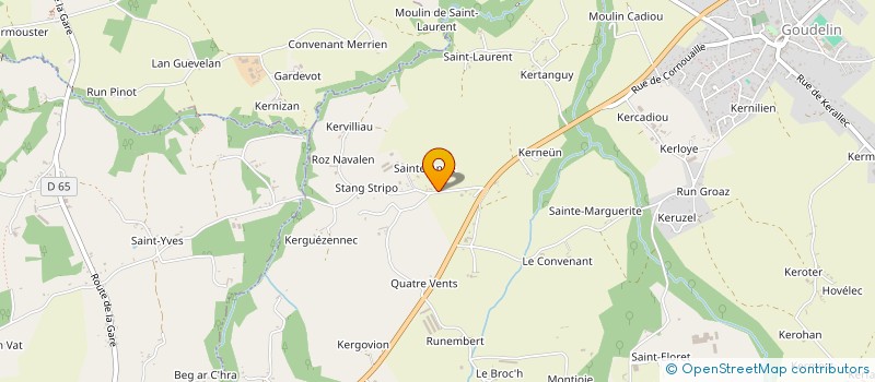localisation de l'entreprise EARL DE MEZO à GOUDELIN