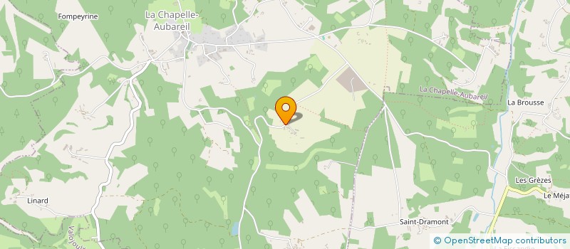 localisation de l'entreprise EARL DE MOLIERE à LA CHAPELLE-AUBAREIL
