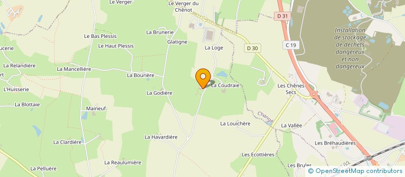 localisation de l'entreprise EARL DE MONDEMAULT à LE GENEST-SAINT-ISLE
