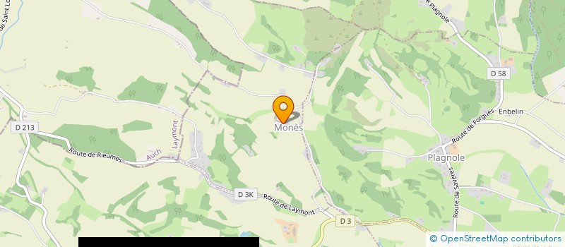 localisation de l'entreprise EARL DE MONES  MONES