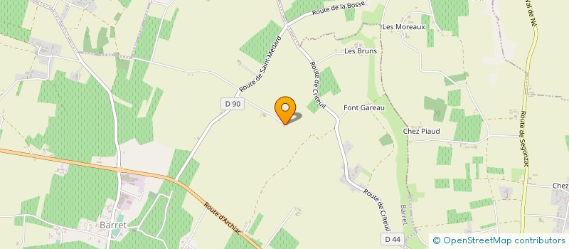 localisation de l'entreprise EARL DE MONNEVEAU à BARRET