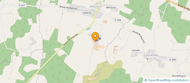 localisation de l'entreprise EARL DE MONPLAISIR  MAURRIN