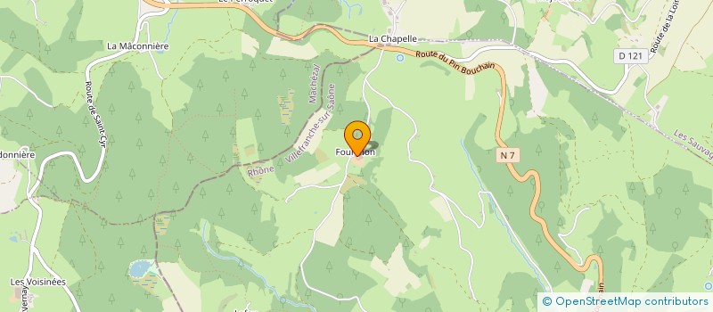 localisation de l'entreprise EARL DE MONTAPLAN à JOUX