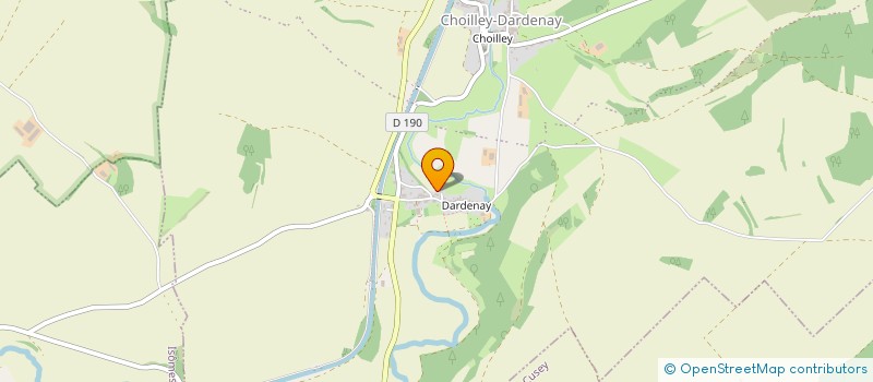 localisation de l'entreprise EARL DE MONTAUBIN à CHOILLEY-DARDENAY