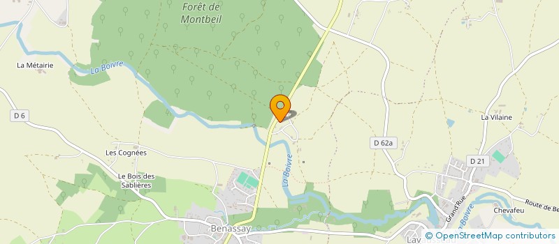 localisation de l'entreprise EARL DE MONTBEIL à BOIVRE-LA-VALLEE