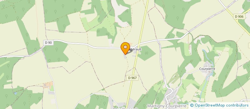localisation de l'entreprise EARL DE MONTBERAULT à BRUYERES-ET-MONTBERAULT