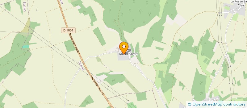 localisation de l'entreprise EARL DE MONTCHAVERT  DIEUDONNE