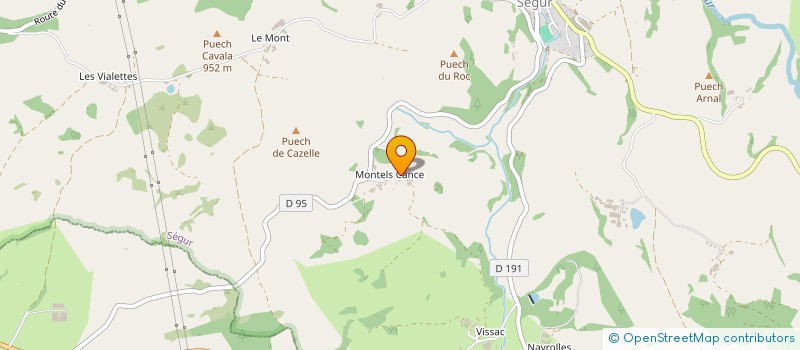 localisation de l'entreprise EARL DE MONTELS D ARQUES  ARQUES