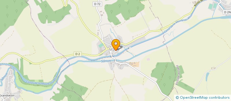 localisation de l'entreprise EARL DE MONTJOIE  BATHELEMONT