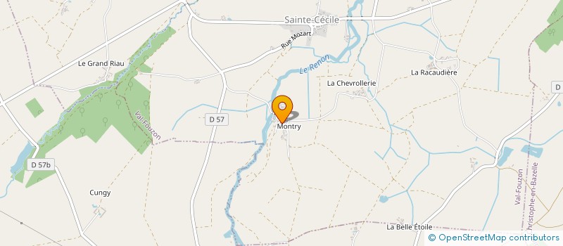 localisation de l'entreprise EARL DE MONTRY à VAL-FOUZON