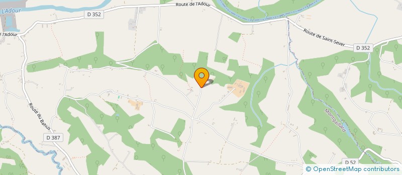 localisation de l'entreprise EARL DE MOUNIN  MONTGAILLARD