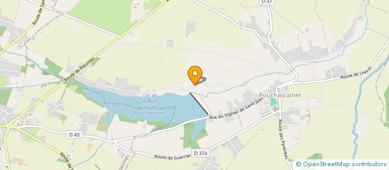 localisation de l'entreprise EARL DE MOURANE  POUCHARRAMET