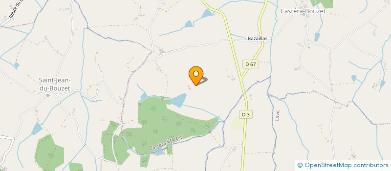 localisation de l'entreprise EARL DE NAUTON  CASTERA-BOUZET