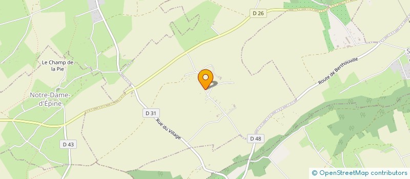 localisation de l'entreprise EARL DE NEUVILLE  NEUVILLE-SUR-AUTHOU