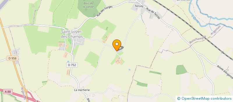 localisation de l'entreprise EARL DE NONANTEL à BOISCHAMPRE