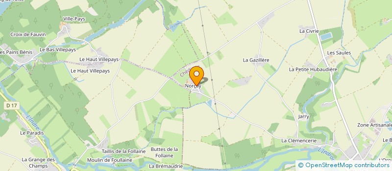 localisation de l'entreprise EARL DE NORCAY  CHEDIGNY