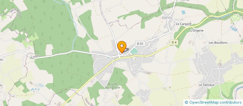 localisation de l'entreprise EARL DE NOTRE DAME à LANTIC