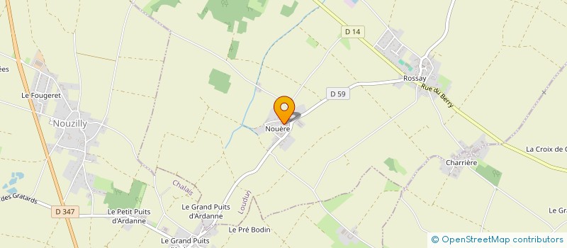 localisation de l'entreprise EARL DE NOUERE à LOUDUN