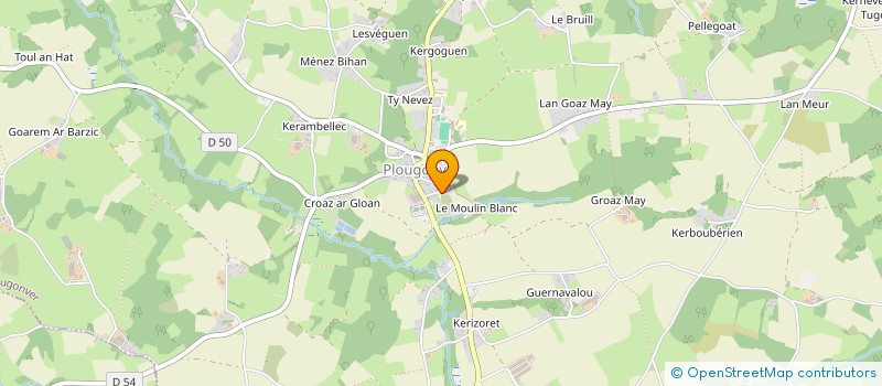 localisation de l'entreprise EARL DE OALAS à PLOUGONVER