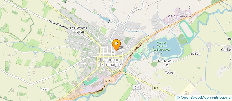 localisation de l'entreprise EARL DE PADOIN à ESCAZEAUX
