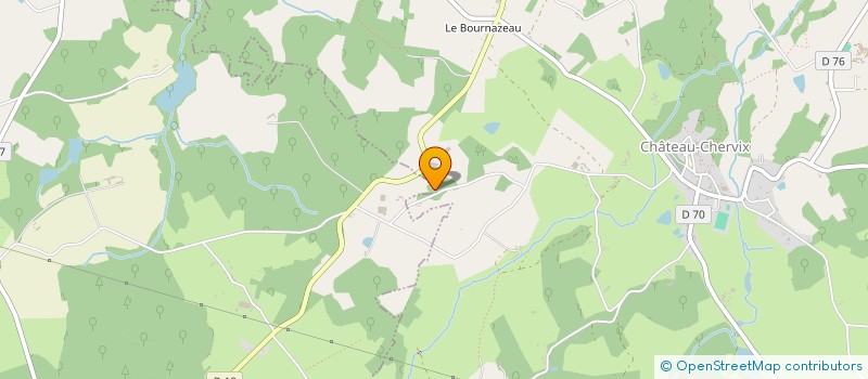 localisation de l'entreprise EARL DE PAMPALY à CHATEAU-CHERVIX