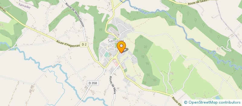 localisation de l'entreprise EARL DE PATCHES  SORBETS