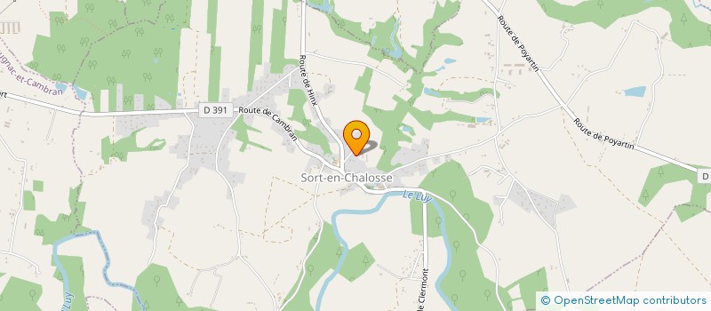 localisation de l'entreprise EARL DE PELLEGRUE à SORT-EN-CHALOSSE