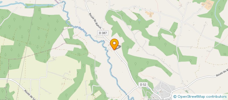 localisation de l'entreprise EARL DE PEMOUILLAT à MONTGAILLARD