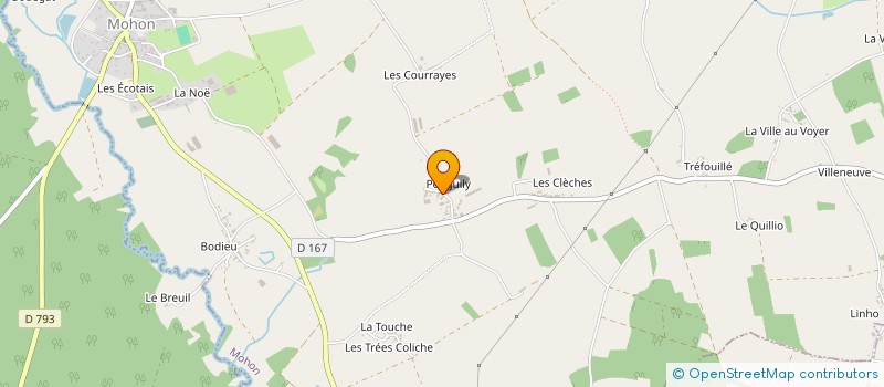 localisation de l'entreprise EARL DE PENGUILY à MOHON