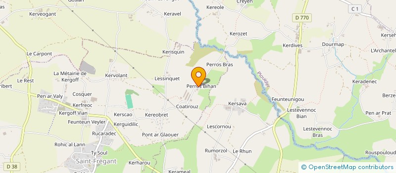 localisation de l'entreprise EARL DE PERROS à SAINT-FREGANT