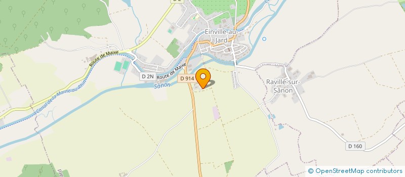 localisation de l'entreprise EARL DE PESSINCOURT  EINVILLE-AU-JARD