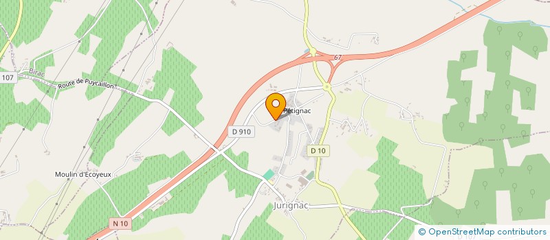 localisation de l'entreprise EARL DE PETIGNAC à VAL DES VIGNES