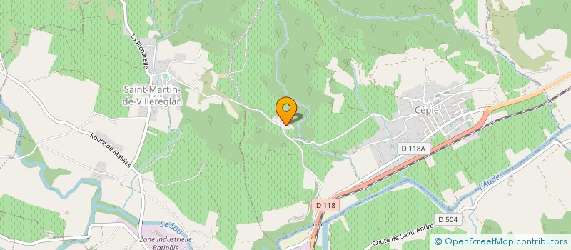 localisation de l'entreprise EARL DE PEYRET  CEPIE