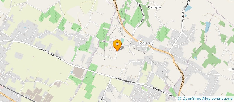 localisation de l'entreprise EARL DE PEYRETON à BEAUPUY