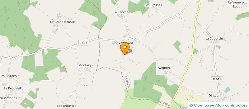 localisation de l'entreprise EARL DE PIED MARTEAU à DOUADIC
