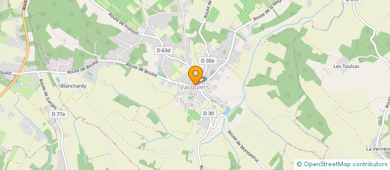localisation de l'entreprise EARL DE PLAISANCE à VACQUIERS